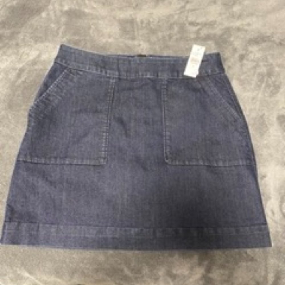 NWT Loft Outlet Denim Mini Skirt